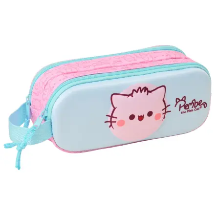 Pembe The Pink Cat 3D dvojitý penál fotografii produktu