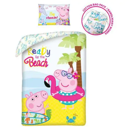 Peppa Pig sada povlaků na peřinu 140x200cm, 70x90cm fotografii produktu