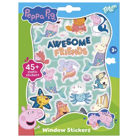 Peppa Pig Awesome Friends Sada obtisků na okno fotografii produktu