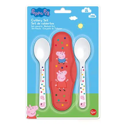 Peppa Pig cestovní sada příborů pro miminka fotografii produktu