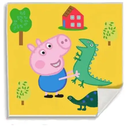 Peppa Pig Dino Magic Ručník na ruce Ručník na obličej, Ručník 30x30 cm fotografii produktu