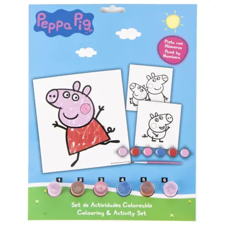 Peppa Pig zábavná číslovaná sada omalovánek fotografii produktu