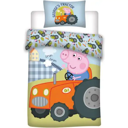 Peppa Pig dětská povlak na přikrývku 100x135 cm, 40x60 cm fotografii produktu