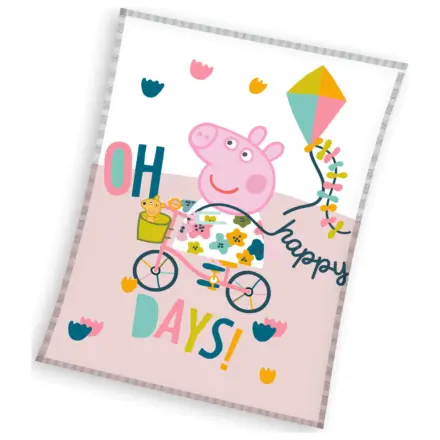 Peppa Pig Happy Days Fleecová deka fotografii produktu