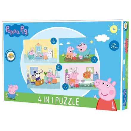 Peppa Pig Domácí puzzle 4 v 1 fotografii produktu