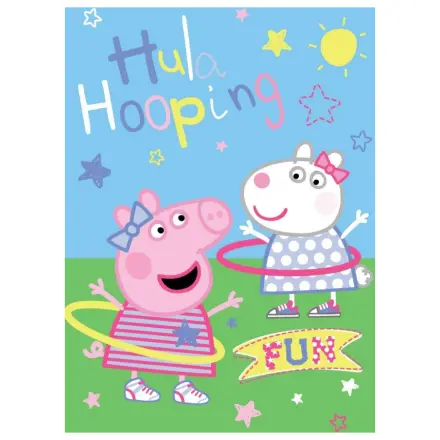 Peppa Pig Hula Hooping fleecová deka fotografii produktu