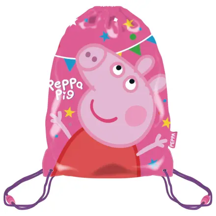 Peppa Pig Party Sportovní taška, Vak se stahovací šňůrkou 44 cm fotografii produktu
