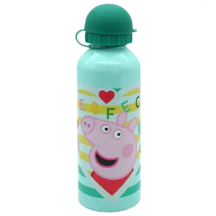 Peppa Pig Perfect hliníková láhev na vodu s pítkem 500 ml fotografii produktu