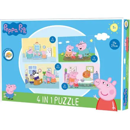 Peppa Pig Skládačka 4 v 1 fotografii produktu