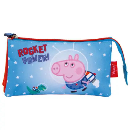 Peppa Pig Rocket 3přihrádkový penál 21 cm fotografii produktu