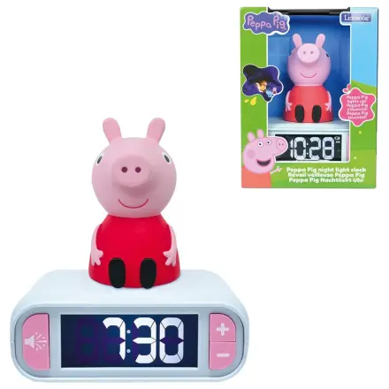 Peppa Pig digitální budík s 3D nočním světlem fotografii produktu