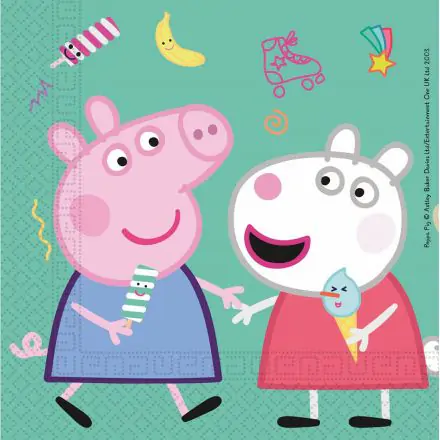 Peppa Pig Messy Play, ubrousky Peppa Pig 20 kusů fotografii produktu