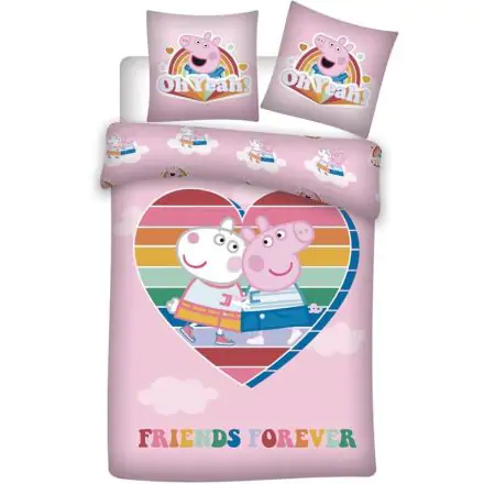 Peppa Pig mikrovláknová povlak na přikrývku postel 90cm fotografii produktu