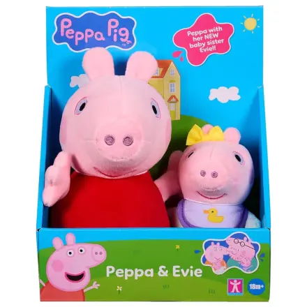 Peppa Pig Plyšové figurky 2 balení fotografii produktu