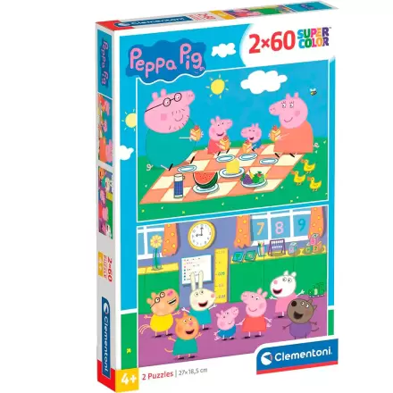 Peppa Pig puzzle 2x60 dílků termékfotója