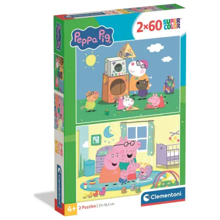 Peppa Pig puzzle 2X60 ks fotografii produktu