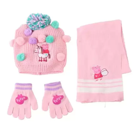 Peppa Pig zimní set tunelová šála čepice rukavice fotografii produktu