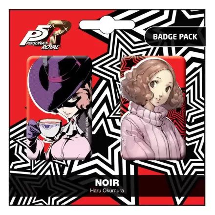 Persona 5 Royal Odznaky 2-Pack Noir / Haru Okumura fotografii produktu