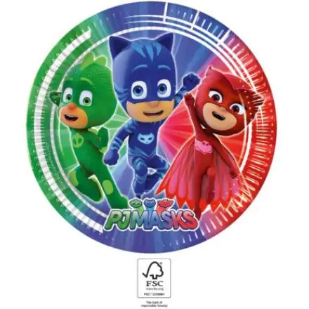 PJ Masks Papírové talíře 8 ks 23 cm FSC fotografii produktu