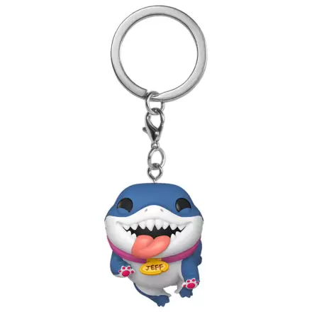 Kapesní Funko POP klíčenka Marvel Rivals Jeff the Land Shark fotografii produktu