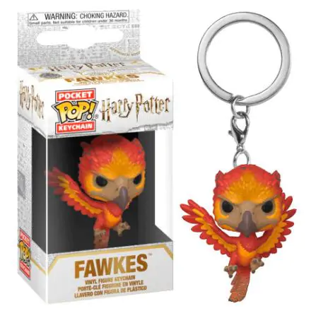 Harry Potter Pocket POP! Vinylová klíčenka Fawkes 4 cm fotografii produktu