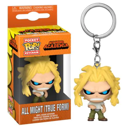 My Hero Academia Pocket POP! vinylová klíčenka All Might v oslabeném stavu 4 cm termékfotója