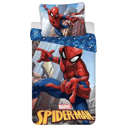 Dětský a předškolní povlak na přikrývku Spider-Man Blue fotografii produktu