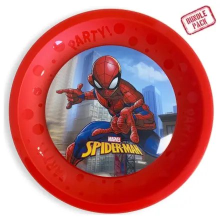 Spider-Man Crime Fighter micro prémiový plastový plochý talíř 4dílná sada 21 cm fotografii produktu