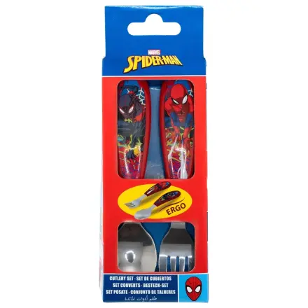 Spider-Man Moving Target Kovový ergonomický jídelní set - 2 kusy fotografii produktu
