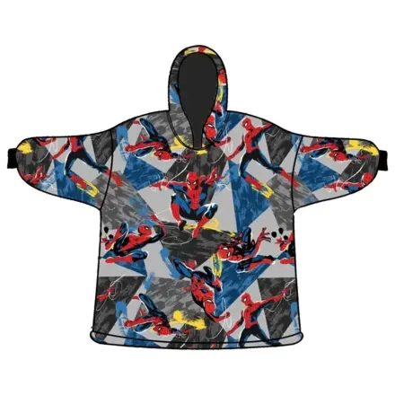 Spider-Man Spider-Verse nositelná plyšová fleecová deka poncho 7-14 let fotografii produktu
