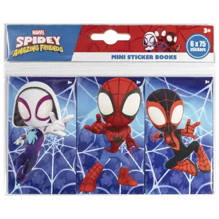 Spider-Man Spidey Friends sada mini samolepek 6 ks fotografii produktu