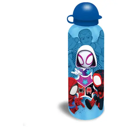 Spider-Man Tiny Hero hliníková láhev na vodu s pítkem 500 ml fotografii produktu