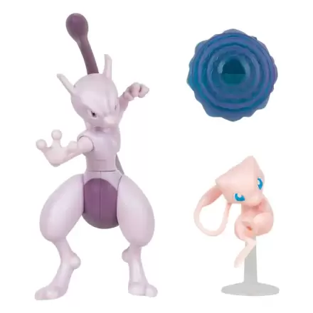 Pokémon Figurka 2-Pack Mewtwo 10 cm & Mew 5 cm fotografii produktu
