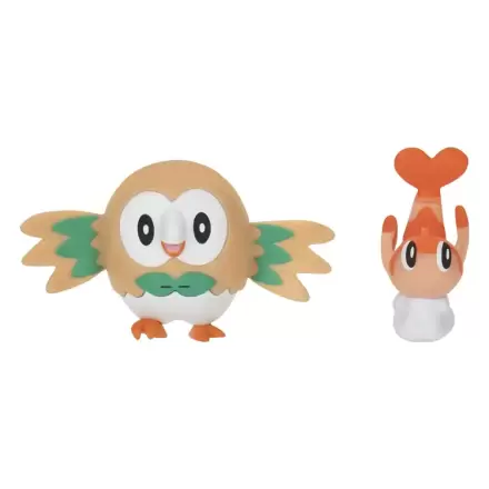 Pokémon Figure 2-Pack Tatsugiri (Curly Form) & Rowlet 8 cmPokémon Figurka 2-Pack Tatsugiri (Curly Form) & Rowlet 8 cm fotografii produktu