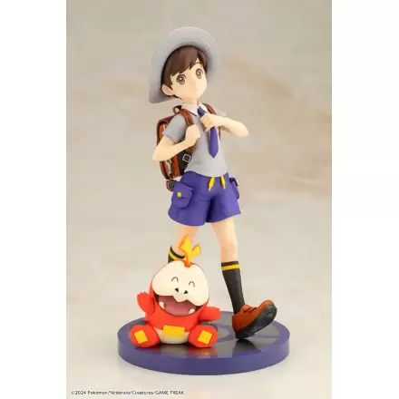 Pokémon ARTFXJ socha 1/8 Florian s Fuecoco 20 cm termékfotója