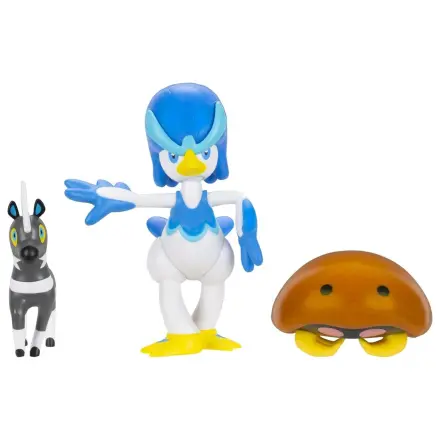Pokémon Battle Figure 3-Pack Blitzle, Kabuto & Quaxwell fotografii produktu