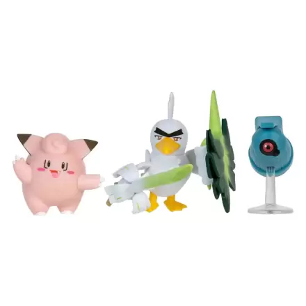 Pokémon Battle Figurky Set 3-Pack Clefairy, Beldum, Sirfetch'd 5 cm fotografii produktu