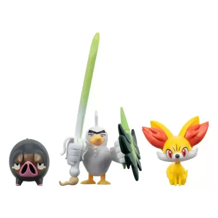 Pokémon Battle Figure Set 3-Pack Fennekin, Lechonk, Sirfetch'd 5 cm fotografii produktu