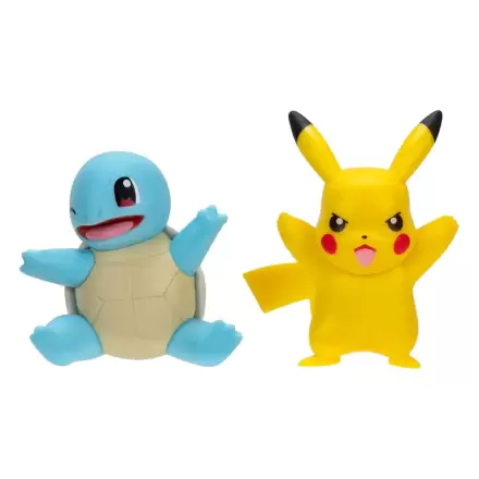 Pokémon Battle Figure First Partner Set Figure 2-Pack Squirtle #2, Pikachu #9 fotografii produktu