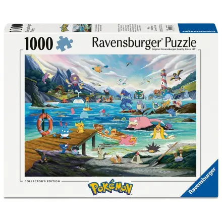 Pokemon Breakout 3 Vaporeon and the Warm Sea puzzle 1000 dílků fotografii produktu