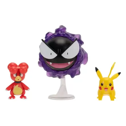Pokémon First Partner Battle Figure Set Sada figurek 3-Pack Magby, Pikachu & Gastly fotografii produktu