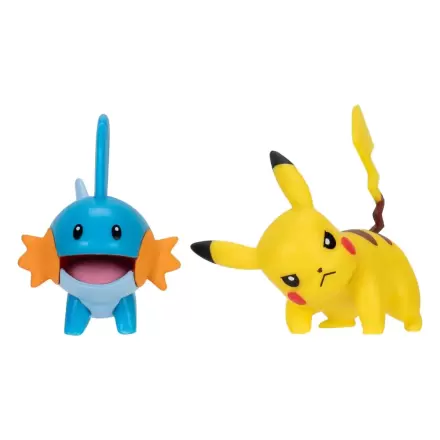 Pokémon First Partner Battle Figure Set Figurky 2-Pack Mudkip & Pikachu #4 fotografii produktu