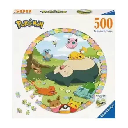 Pokémon kulaté puzzle Flowery Pokémon (500 dílků) termékfotója