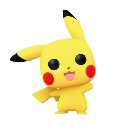 Pokémon POP! Games Vinyl Figure Pikachu Mávající (Flocked) 9 cm fotografii produktu