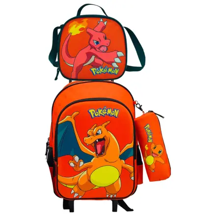 Pokemon set na kolečkách + pouzdro na tužky + taška na oběd fotografii produktu