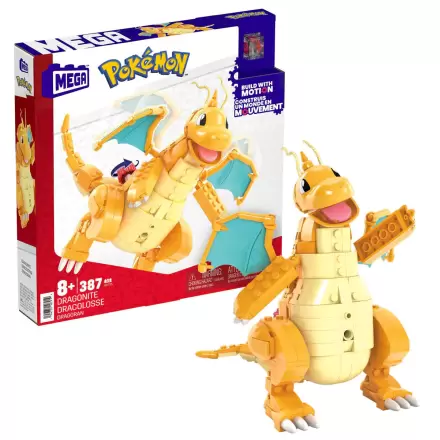 Pokémon Mega Construx stavebnice Dragonite 19 cm fotografii produktu