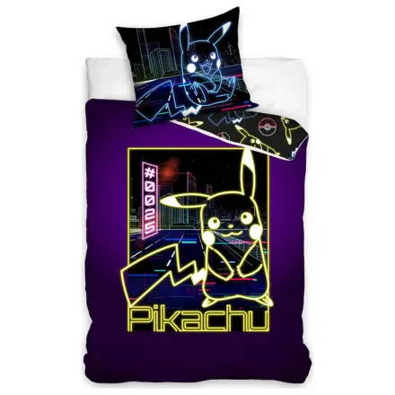 Pokemon Neon Electric povlak na přikrývku fotografii produktu