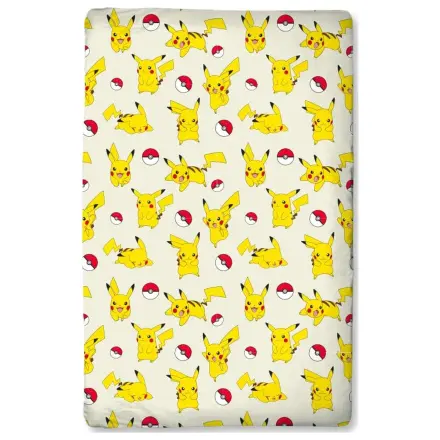 Pokémon Pikachu napínací prostěradlo 90 x 200 fotografii produktu