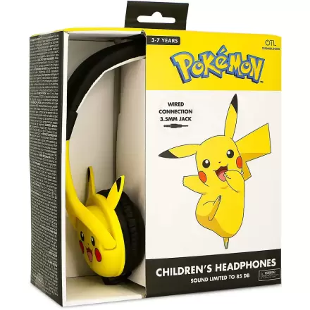 Dětská sluchátka Pokemon Pikachu fotografii produktu