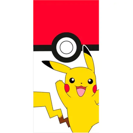 Pokemon Pikachu Pokeball plážová osuška bavlněná termékfotója